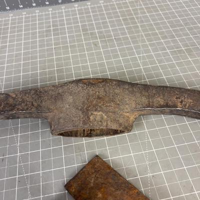 Tool Heads: Pick Head, Sledge Hammer and Wedge