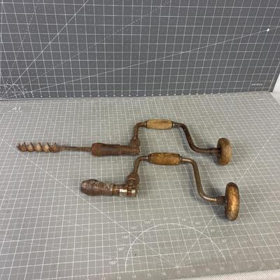 2 Antique Brace Tools