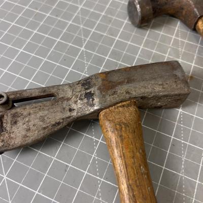 Hammer and a Roofing Hatchet