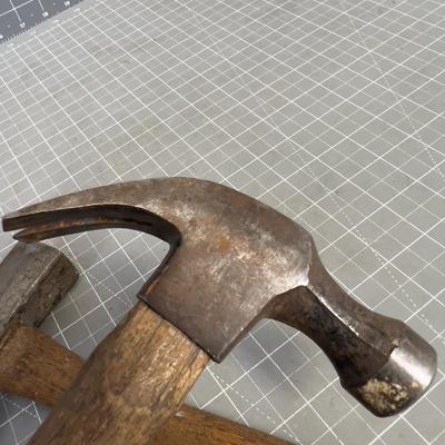 Hammer and a Roofing Hatchet