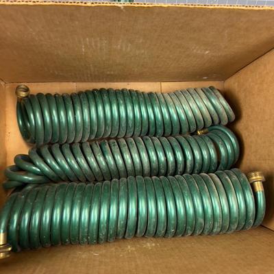 Coil Hoses, Nozzle's, and Hose Hanger