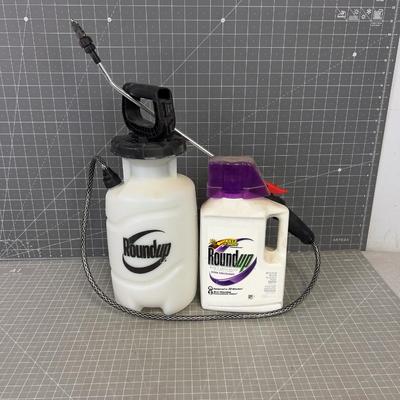 Round Up with Sprayer and Jug (1/2 Full)