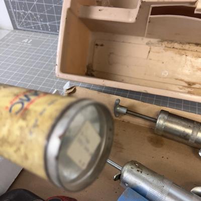 Grease Gun, Gear Lube, Pipe Wrench 