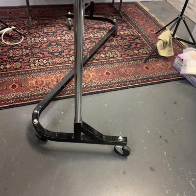 Commercial Grade Rolling Clothing Rack 