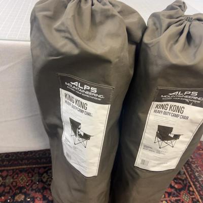 King Kong Heavy Duty Camp Chairs Set (2) 