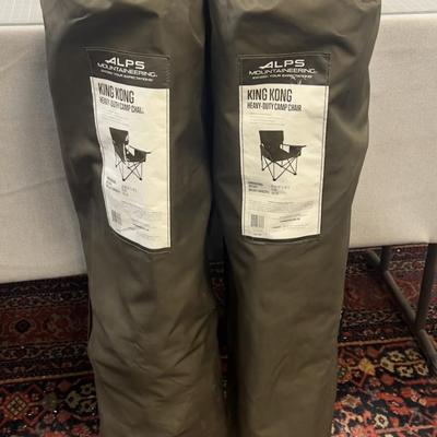 King Kong Heavy Duty Camp Chairs Set (2) 
