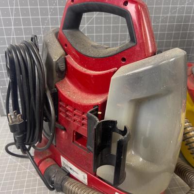 a Little Bissel Cleaner and Stinger Wet Dry Vac