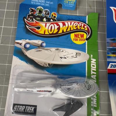 4 NEW Hot Wheels On the Card