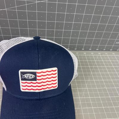 2 American Fishing Hats Snap Back 