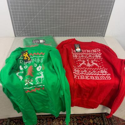 3 Browning Reindeer Sweat Shirts NEW 