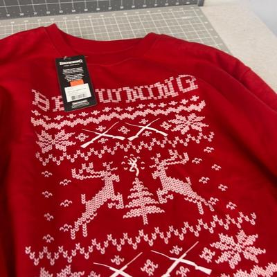 3 Browning Reindeer Sweat Shirts NEW 