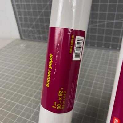 2 Rolls of Banner Paper 