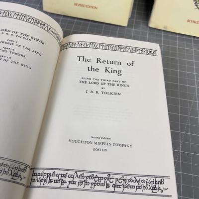 Lord of the Rings 2nd Edition, Hard Cover with Maps (3) Volumes 