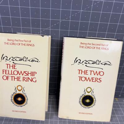 Lord of the Rings 2nd Edition, Hard Cover with Maps (3) Volumes 