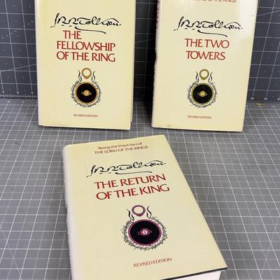 Lord of the Rings 2nd Edition, Hard Cover with Maps (3) Volumes 