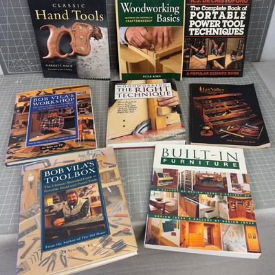 8 Books on Wood Working
