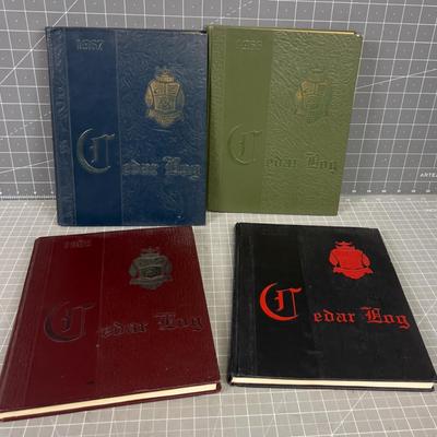 CEDAR LOG Year Book from Cedar County Georgia 
