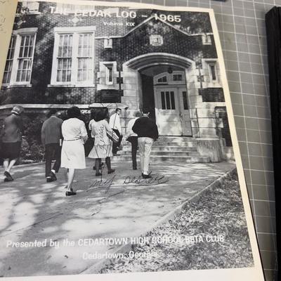 CEDAR LOG Year Book from Cedar County Georgia 