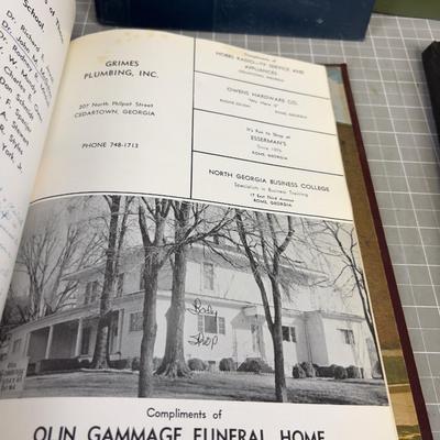 CEDAR LOG Year Book from Cedar County Georgia 
