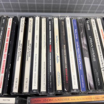Tub of CD's a Lot of Broadway Show Tunes 