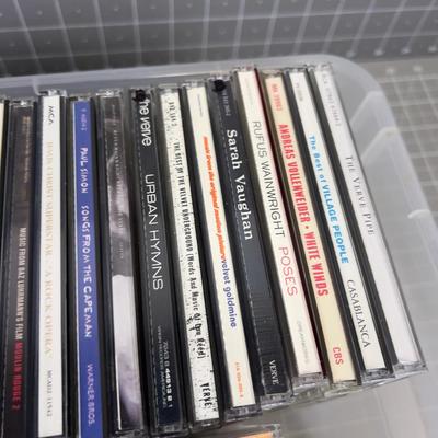 Tub of CD's a Lot of Broadway Show Tunes 