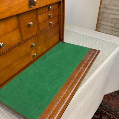 Incredible, Wood Machinist Tool Chest, by Trinity, Felt Lined