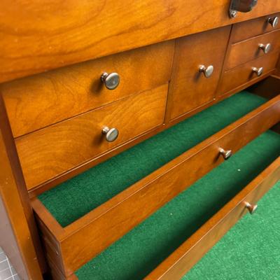 Incredible, Wood Machinist Tool Chest, by Trinity, Felt Lined
