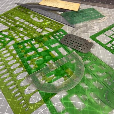 Drafting and Lettering Guide Templets 