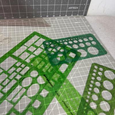 Drafting and Lettering Guide Templets 
