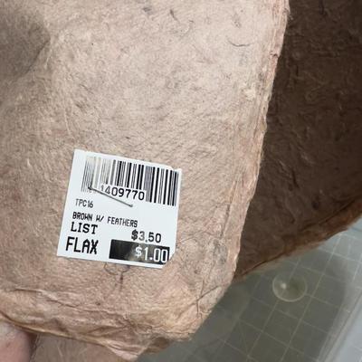 Brown / taupe/ pink Hand made Paper Pile