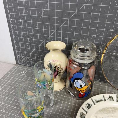 Mixed Lot of Glass, Ceramic and Pottery