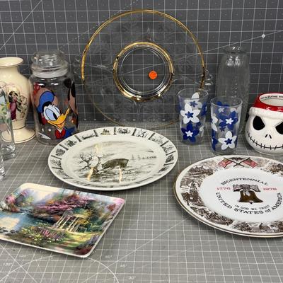 Mixed Lot of Glass, Ceramic and Pottery