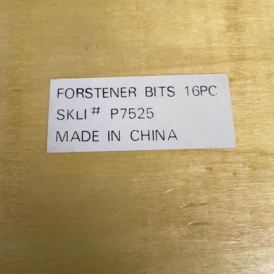 Forstener BIT Set in Wood Dovetailed Box