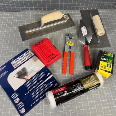 Remodeling Items: Dry Wall Tools, Painting and Tile