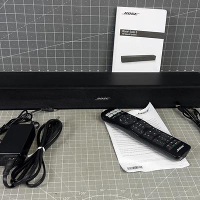 BOSE Solo 5 Sound Bar with Remote