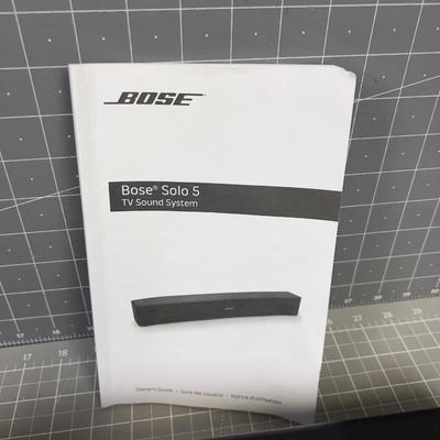 BOSE Solo 5 Sound Bar with Remote
