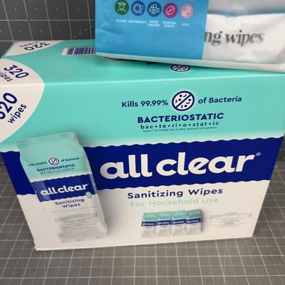 2 Packages of Sanitizing Wipes NEW 