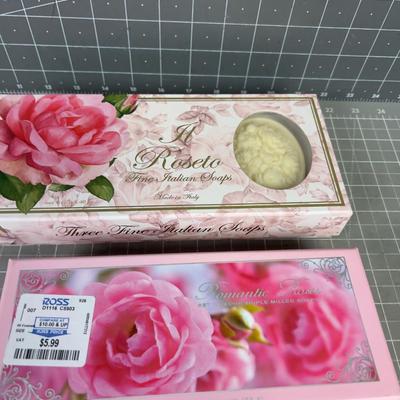 4 Boxes of Lovely Scented Rose SOAP 