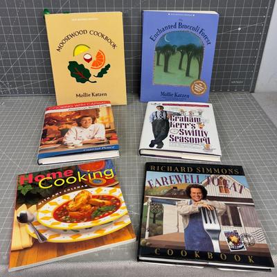 6 NEW Cook Books 
