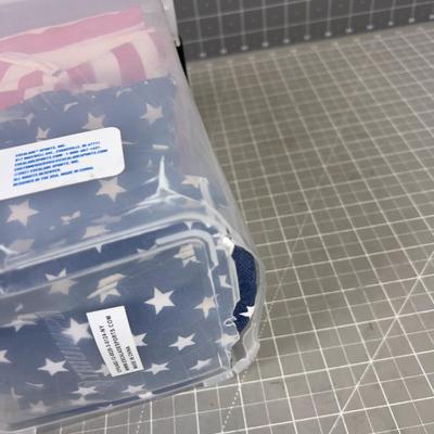 America! Corn Hole Bean Bags in the Stars and Stripes 