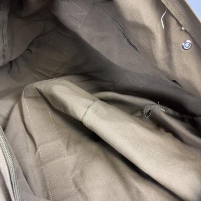 (2) Newer Military Duffel Bags, Olive & Black