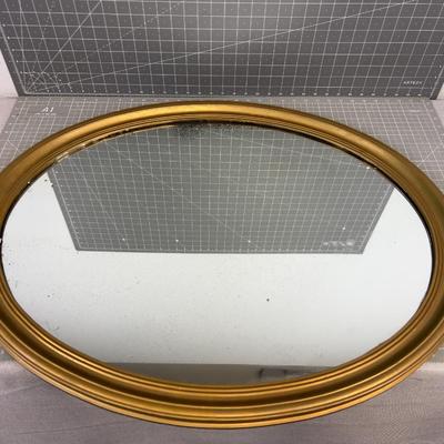 Antique Oval Mirror 