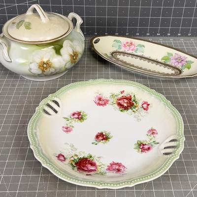 3 Piece of German Porcelain