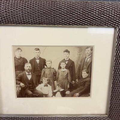 2 Antique Photos Framed 