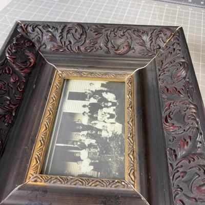 2 Antique Photos Framed 