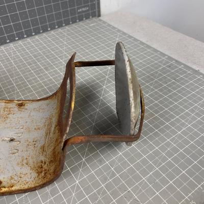Antique Reflector with a Kerosene Tank 