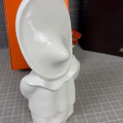 Limoges Made in France COINTREAU Liquor Bottle Nun In Org. Box