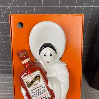 Limoges Made in France COINTREAU Liquor Bottle Nun In Org. Box