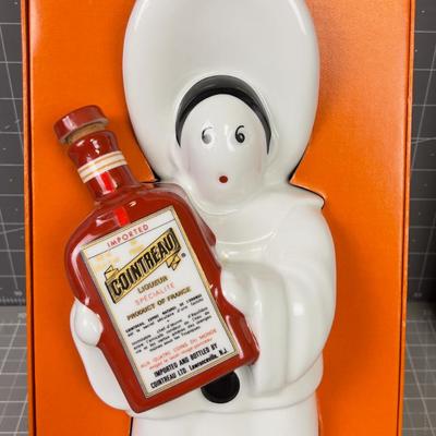 Limoges Made in France COINTREAU Liquor Bottle Nun In Org. Box
