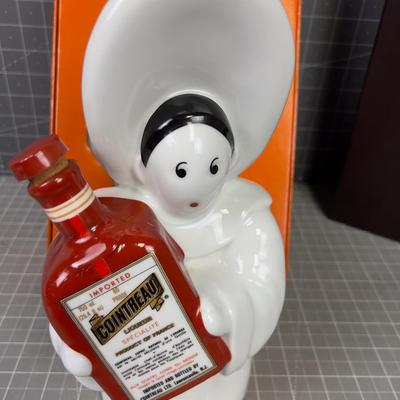 Limoges Made in France COINTREAU Liquor Bottle Nun In Org. Box